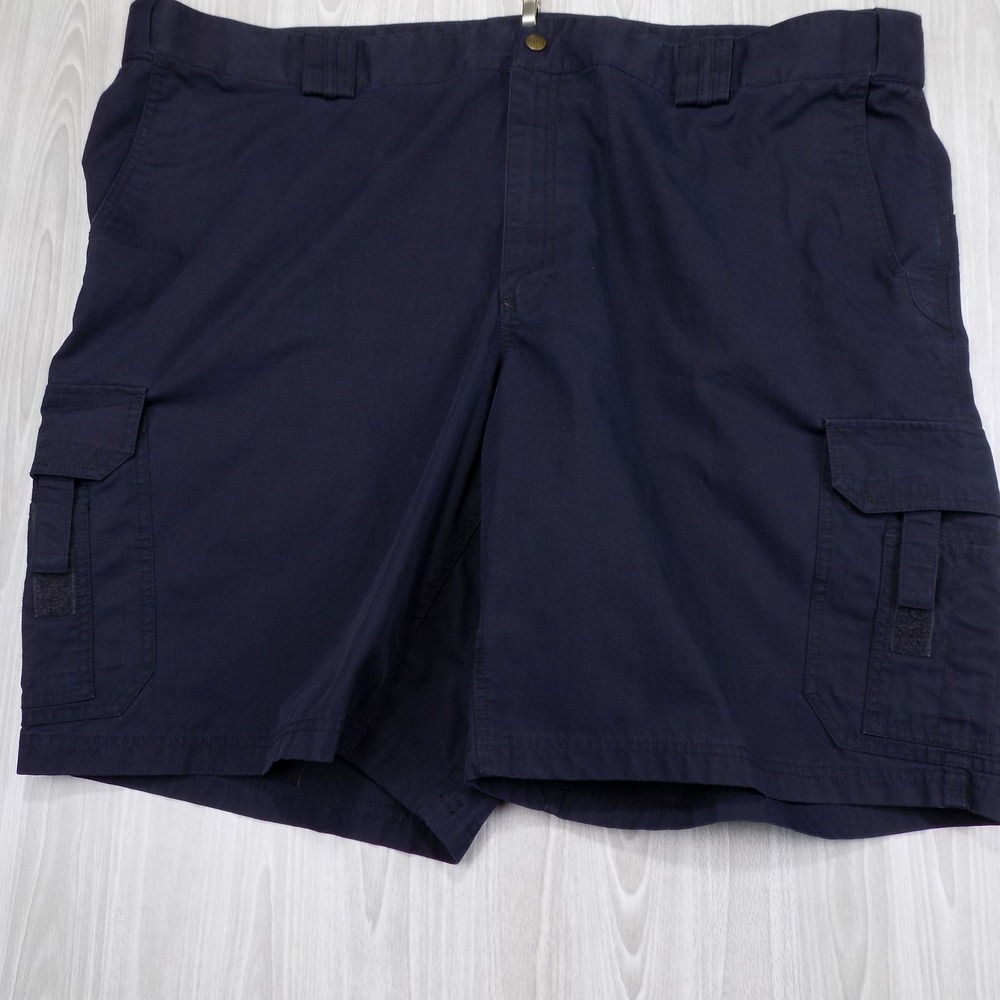 5.11 Tactical Mens Navy Blue Ripstop Cargo Utility Shorts Size 52 Work Wear